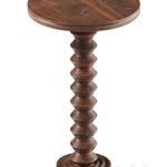 French Wood Side Table by Charles Dudouyt