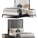 High End Art Deco Style Bed