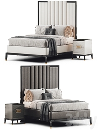 High End Art Deco Style Bed