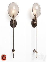 Gaslight Lens Grand Sconce