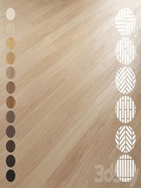 Oak Flooring Set 001