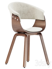 Walnut Wood Modern Dining Chair