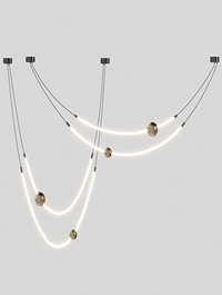 Line led Chandelier