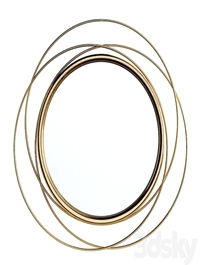 Mirror Ansley Glam Distressed Accent Mirror by Mercury Row