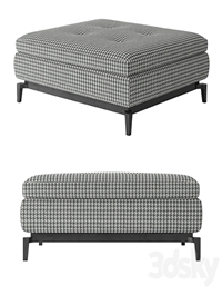 Minotti Andersen lovechair pouf