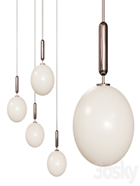 MIIRA 1 LARGE OPAL by NUURA Sofie Refer Brown Nickel