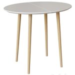 Oakland table white oval