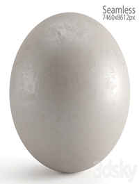 Seamless decorative plaster material