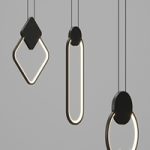 Hanging chandelier series Curly Lamp