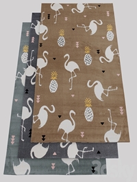 Rags Dywan Flamingo Xeno