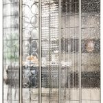 Glass block partition 5