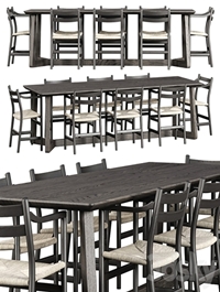 Edu Furniture Dining Set V1 / Garden furniture set
