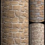 Rubble wall stone masonry Rubble wall stone masonry
