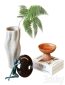 Vase and Plant Decorative Set &small sculpture