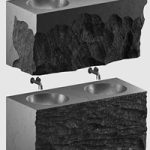 stone wash basin set4