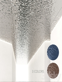 Ceiling with water ripples