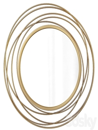 Round Wall Mirror Buell Glam Accent Mirror