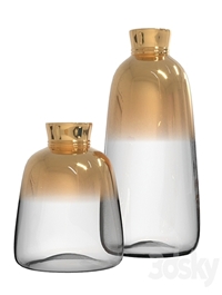 Golden vases gradient
