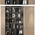 Modern luxury wooden bookshelf GHS-2362