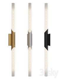 Pylon led double wall sconce