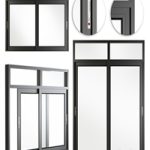 Aluminum Sliding Door & windows with header