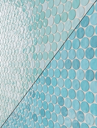GlassPenny Round Mosaic Wall & Floor Tile 12 Colors