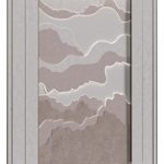 Headboard Stone wall panel Headboard Stone wall panel