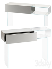 36e8 Glass Console - 1365 - Lago