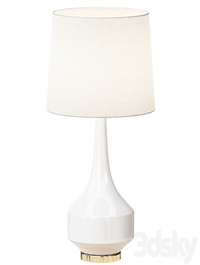 Anderson Table Lamp, White