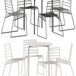 Easy Table by Connubia and B-Line Park Chair / Garden furniture Easy Table by Connubia and B-Line Park Chair / Garden furniture