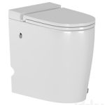 ABBER Bequem side-mounted toilet with pulse flush