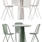 Dix Table by Connubia and Belca Chair by TUBY / Garden furniture