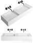 Bathroom double sink MIRAGGIO