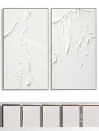 Plaster Two Photo Frame E-125