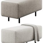 Block Party Lounge Bench by Poppin