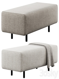 Block Party Lounge Bench by Poppin