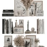 Decorative Set on Shelves and Decor objects – Set 12