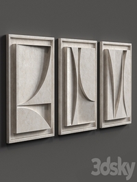 Relief TRIPTYCH SAND