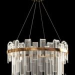 Modern round led chandelier